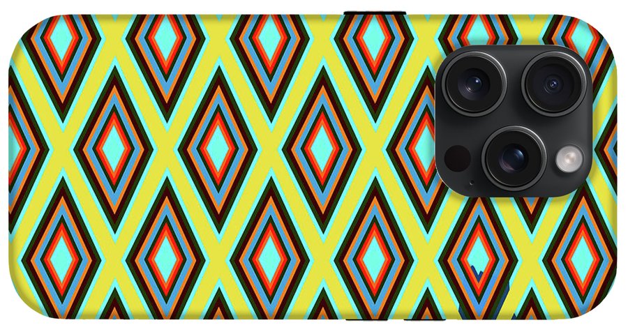 Colorful Diamonds Variation 5 - Phone Case