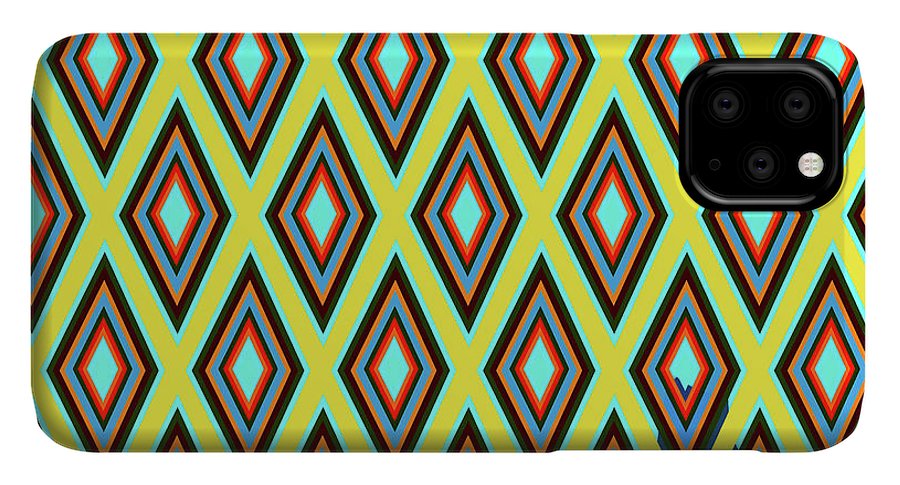 Colorful Diamonds Variation 5 - Phone Case