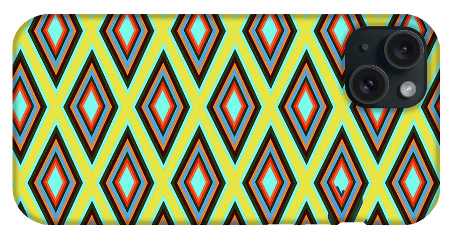 Colorful Diamonds Variation 5 - Phone Case