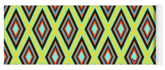 Colorful Diamonds Variation 5 - Yoga Mat