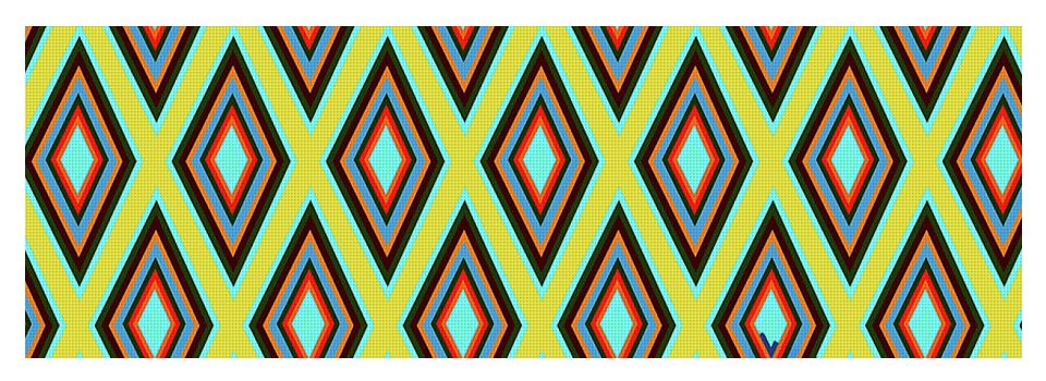 Colorful Diamonds Variation 5 - Yoga Mat