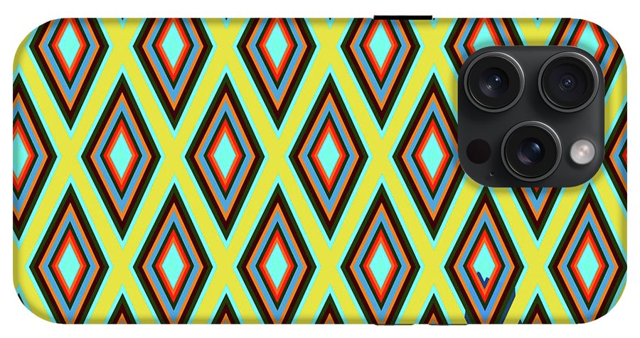 Colorful Diamonds Variation 5 - Phone Case