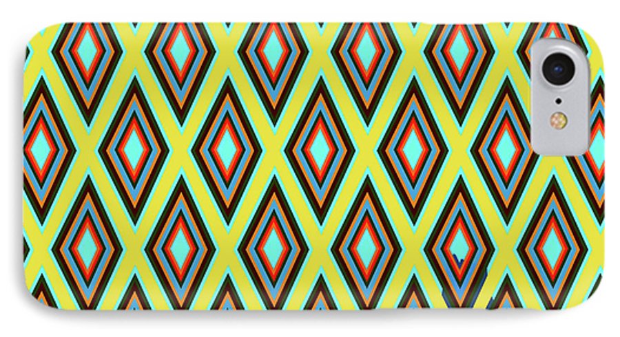 Colorful Diamonds Variation 5 - Phone Case