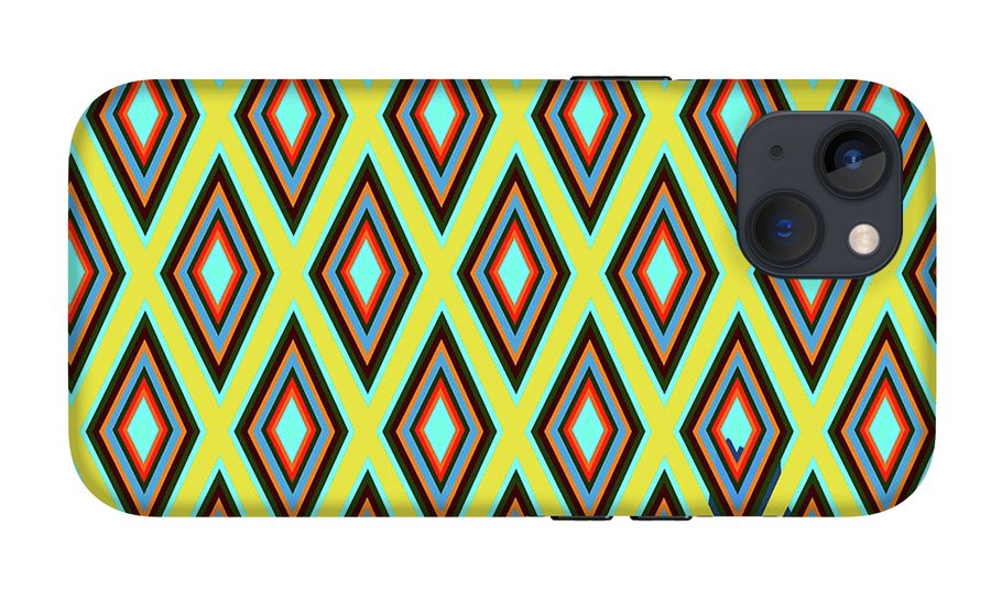 Colorful Diamonds Variation 5 - Phone Case