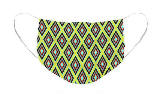 Colorful Diamonds Variation 5 - Face Mask