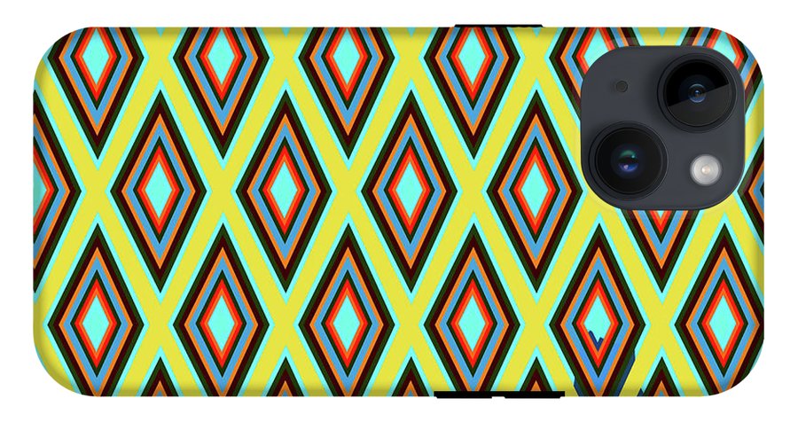 Colorful Diamonds Variation 5 - Phone Case