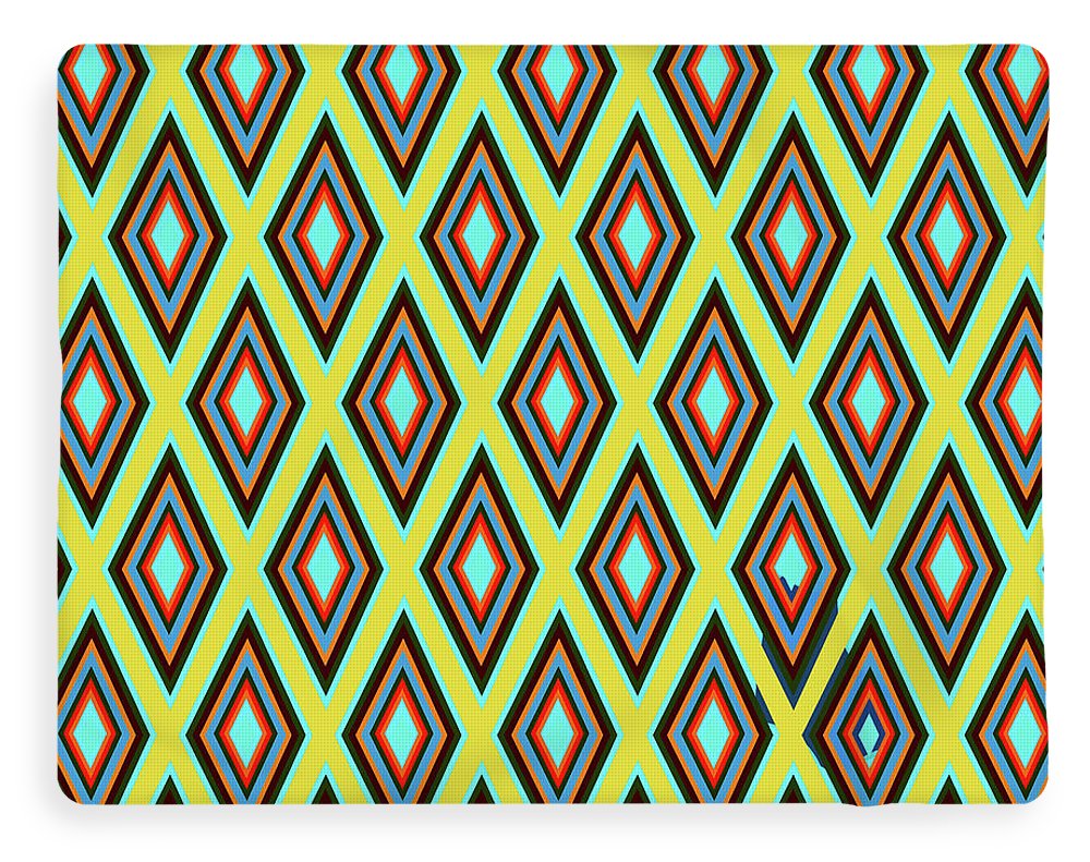 Colorful Diamonds Variation 5 - Blanket