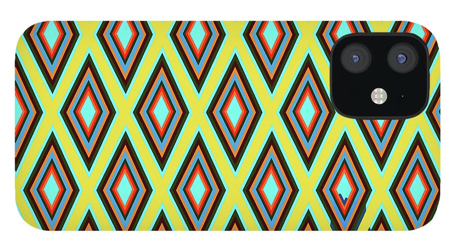 Colorful Diamonds Variation 5 - Phone Case