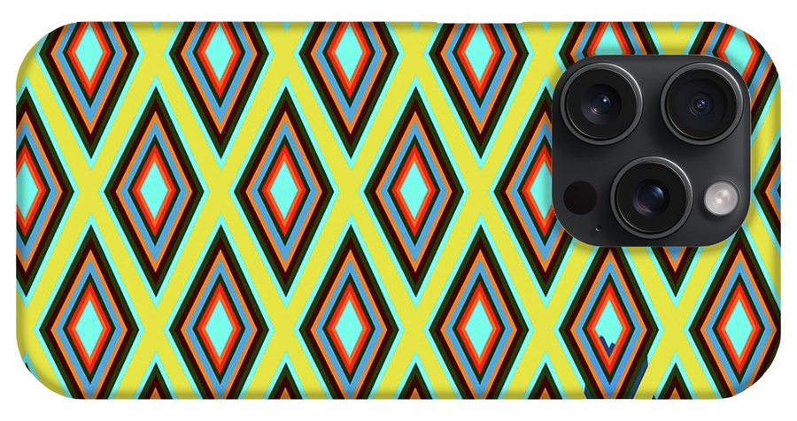 Colorful Diamonds Variation 5 - Phone Case