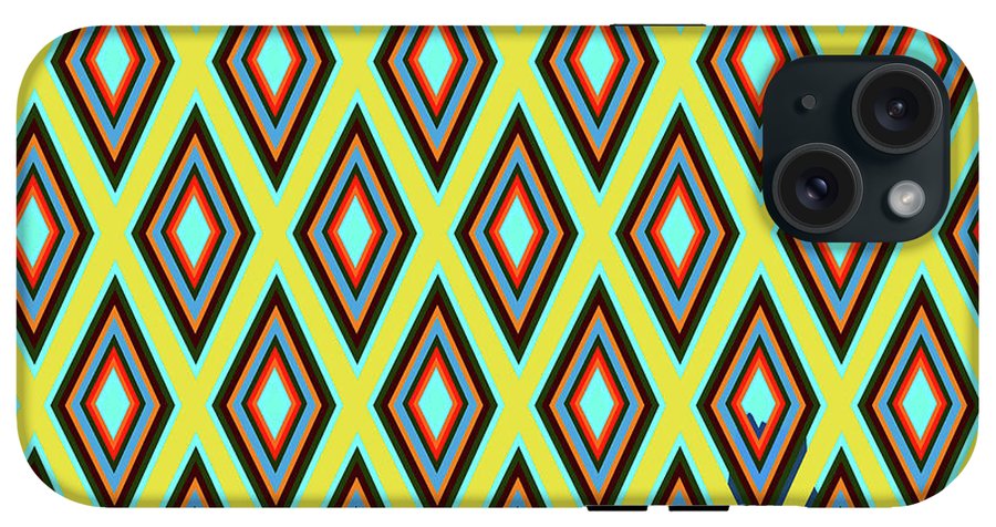Colorful Diamonds Variation 5 - Phone Case