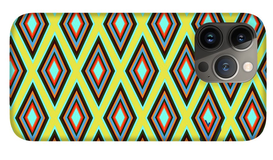 Colorful Diamonds Variation 5 - Phone Case