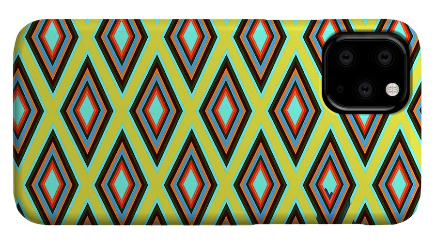 Colorful Diamonds Variation 5 - Phone Case
