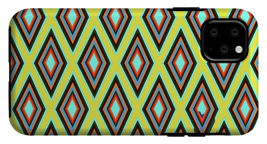 Colorful Diamonds Variation 5 - Phone Case