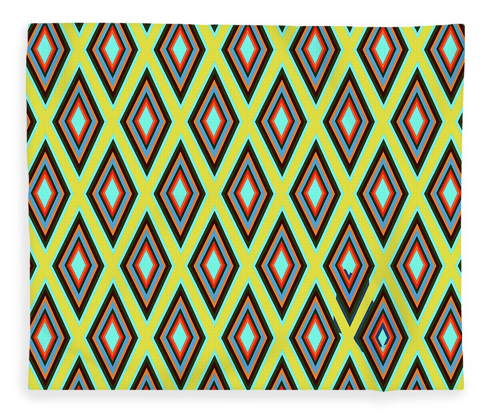 Colorful Diamonds Variation 5 - Blanket