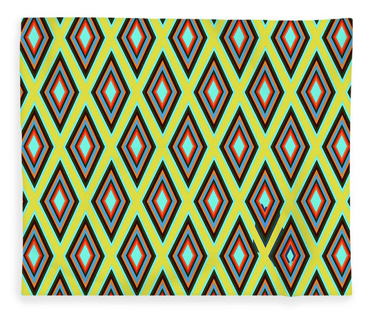 Colorful Diamonds Variation 5 - Blanket