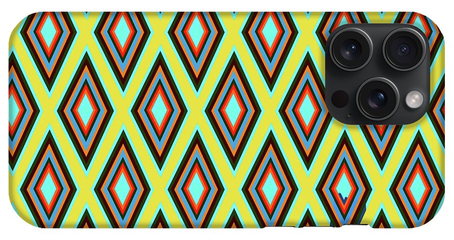 Colorful Diamonds Variation 5 - Phone Case