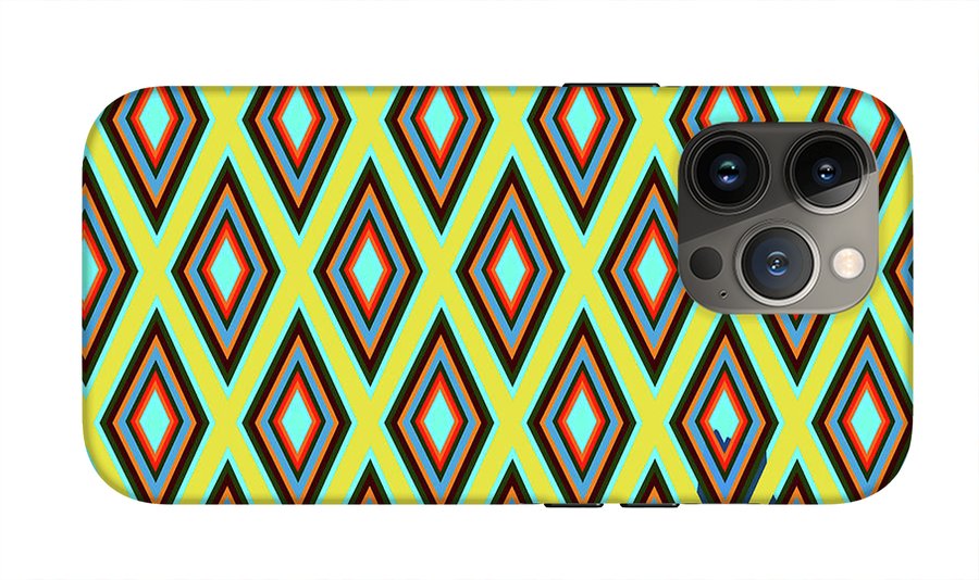 Colorful Diamonds Variation 5 - Phone Case
