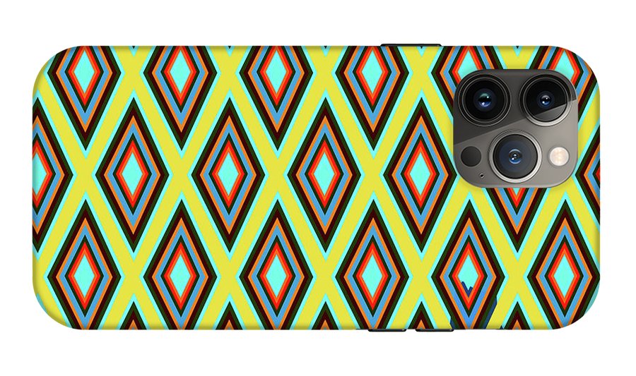 Colorful Diamonds Variation 5 - Phone Case