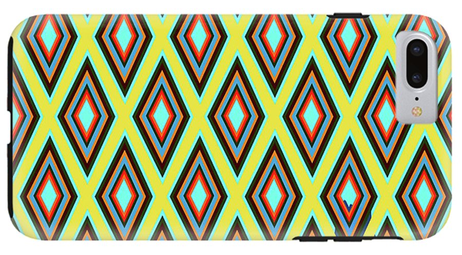 Colorful Diamonds Variation 5 - Phone Case