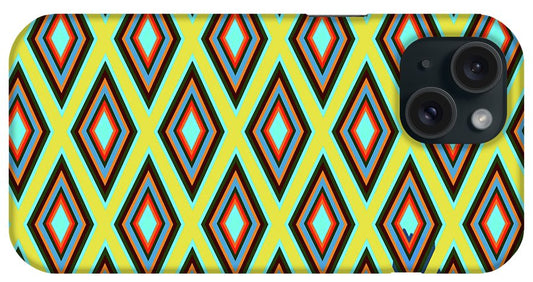 Colorful Diamonds Variation 5 - Phone Case