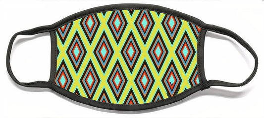 Colorful Diamonds Variation 5 - Face Mask
