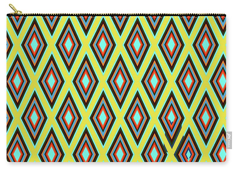 Colorful Diamonds Variation 5 - Carry-All Pouch