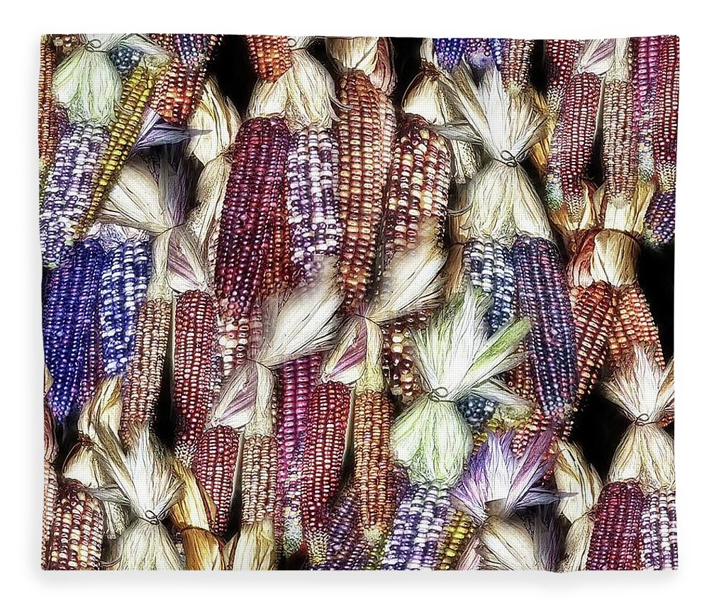 Colorful Fall Corn - Blanket