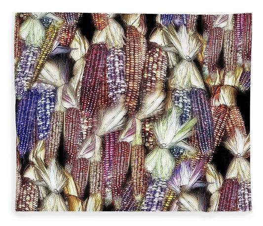 Colorful Fall Corn - Blanket