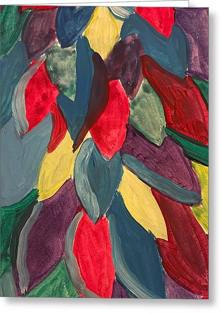 Colorful Leaves Watercolor - Greeting Card