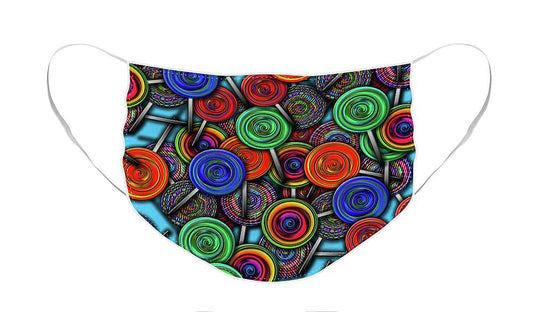 Colorful Lolipops - Face Mask