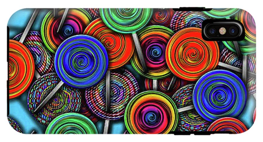 Colorful Lolipops - Phone Case