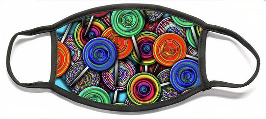 Colorful Lollipops - Face Mask