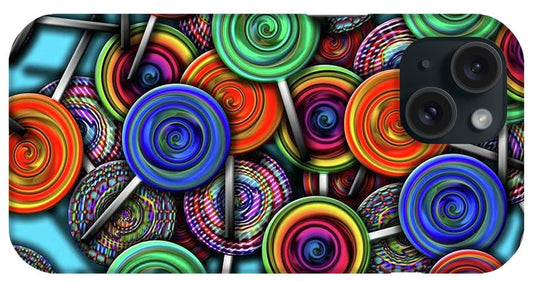Colorful Lollipops - Phone Case