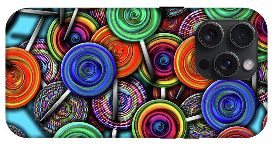 Colorful Lollipops - Phone Case