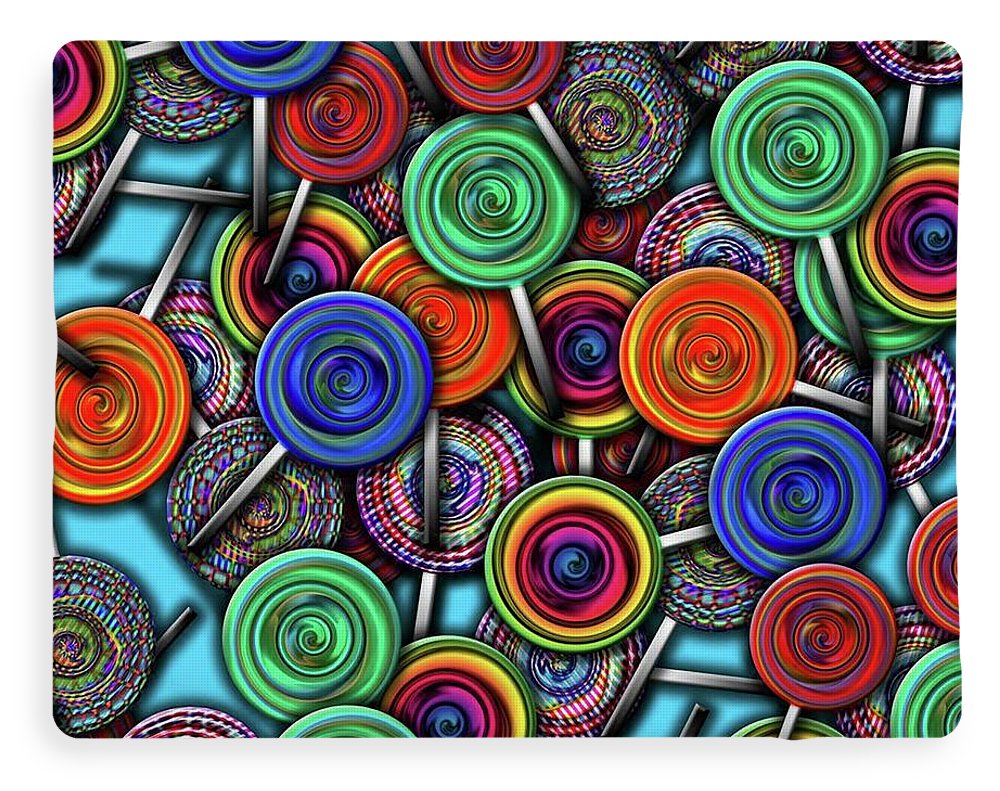 Colorful Lollipops - Blanket