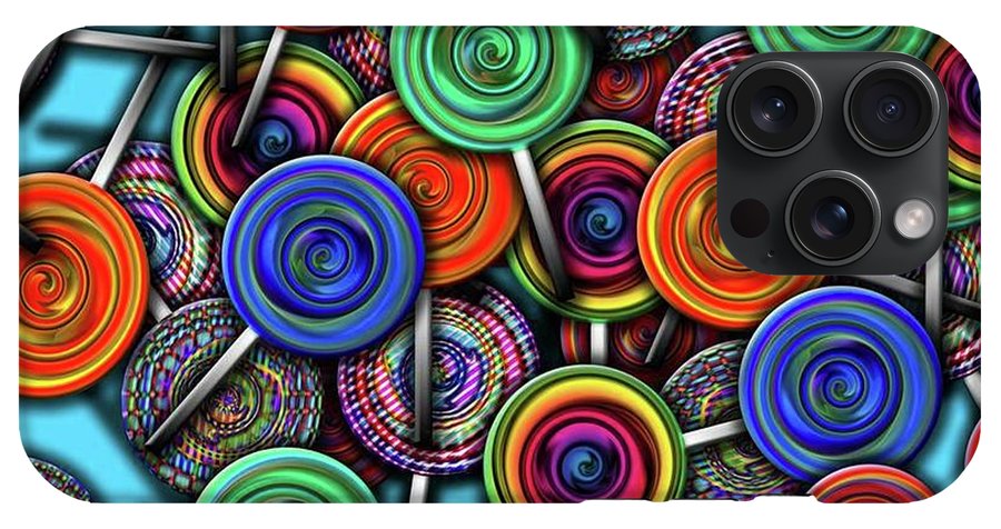 Colorful Lollipops - Phone Case