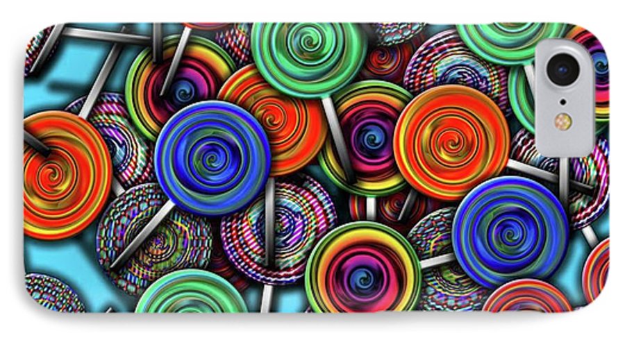 Colorful Lollipops - Phone Case