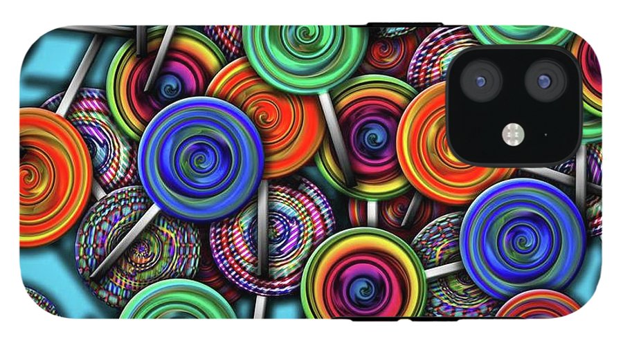 Colorful Lollipops - Phone Case