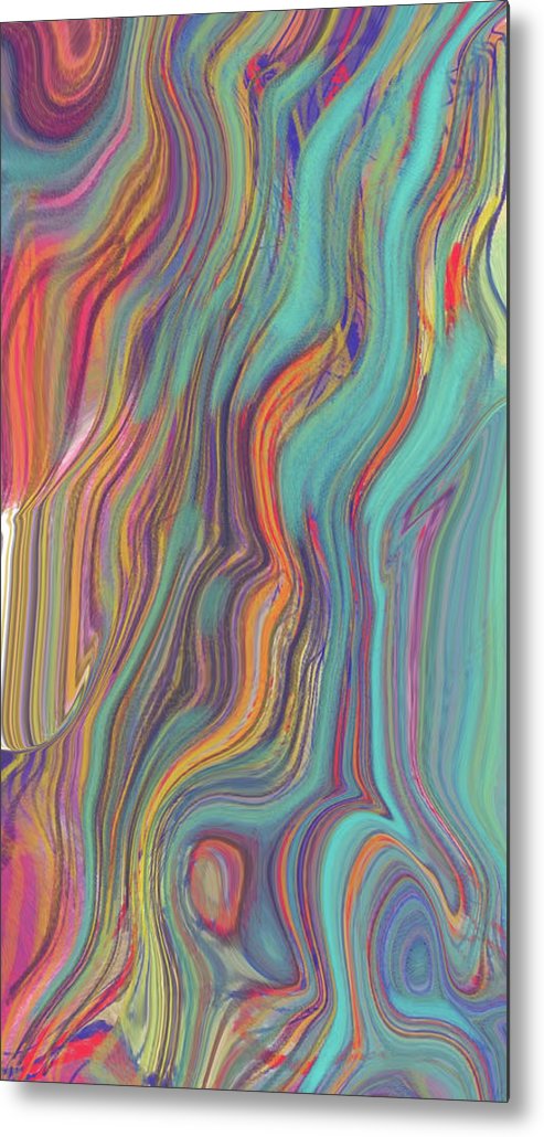 Colorful Sketch - Metal Print