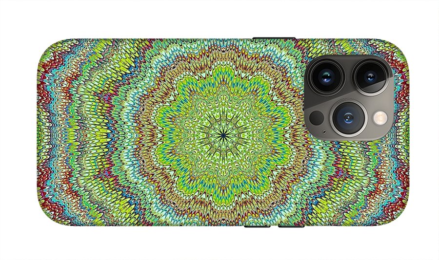 Cool Marbled Kaleidoscope - Phone Case