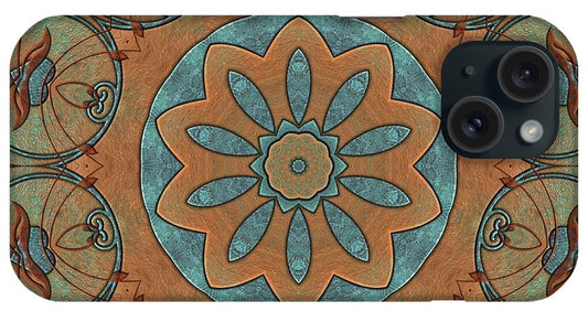 Copper Patina Kaleidoscope - Phone Case