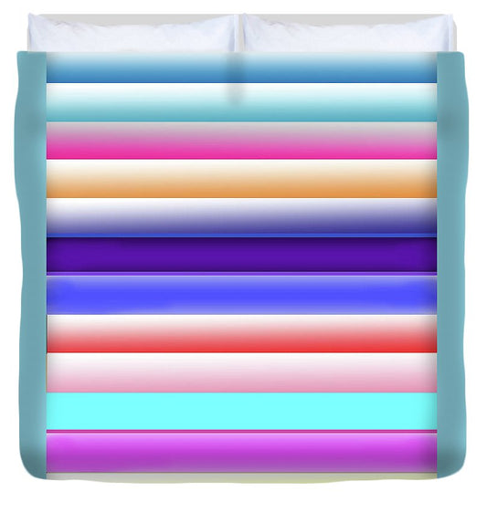 Cotton Candy Stripes - Duvet Cover