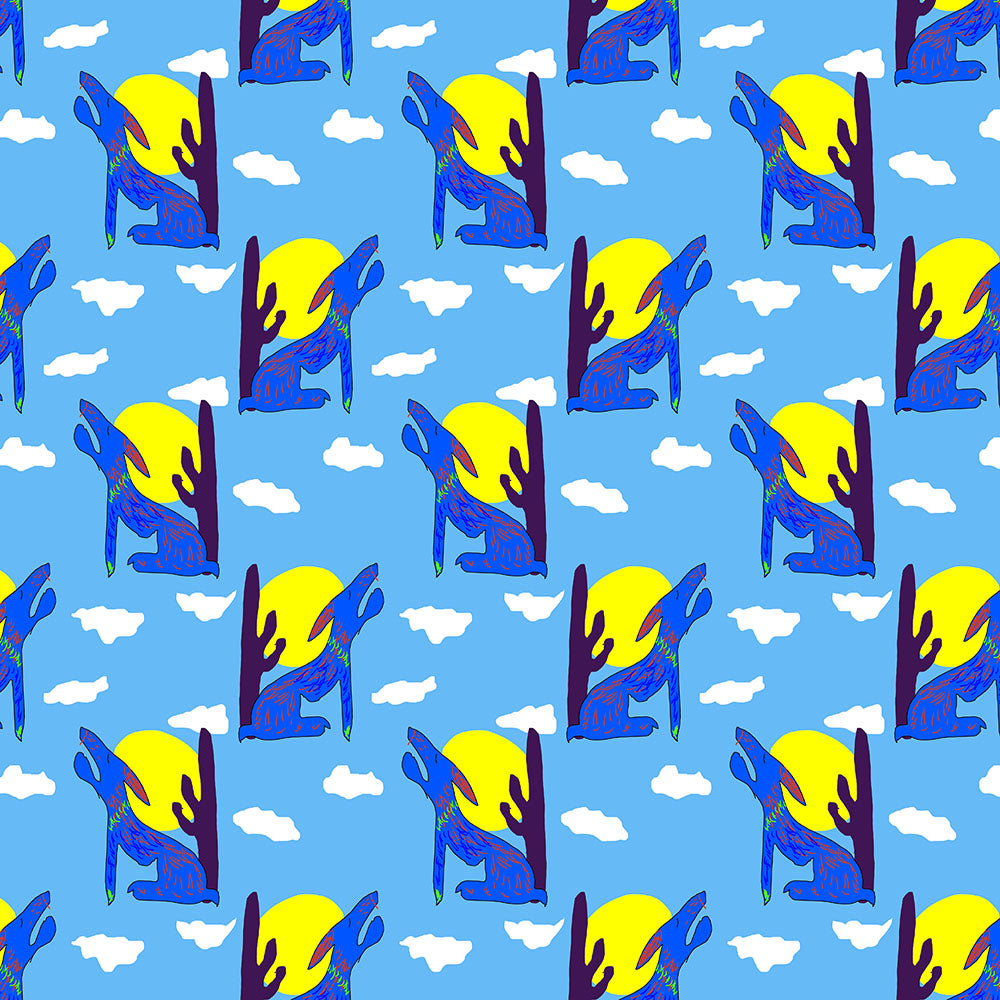Coyote Pattern Digital Image Download