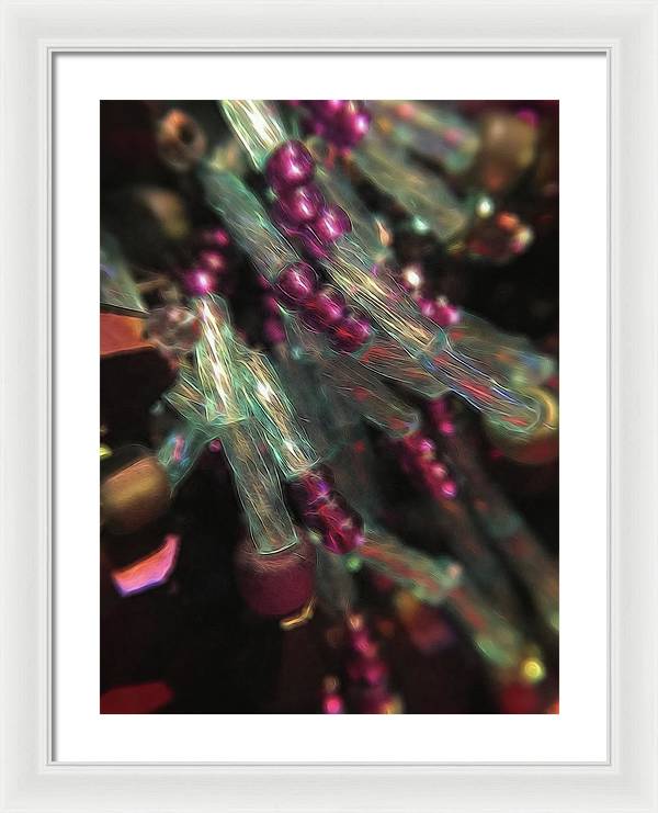 Crafty Jewelry Captures LIght - Framed Print