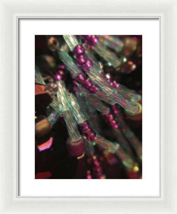 Crafty Jewelry Captures LIght - Framed Print