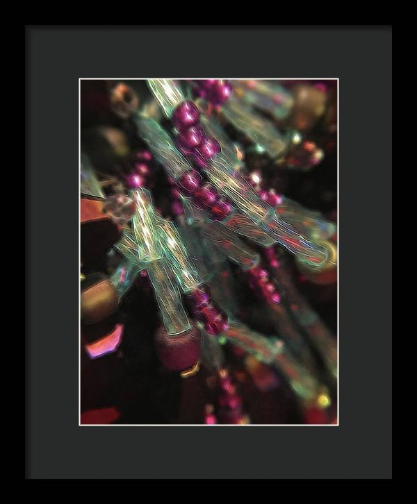 Crafty Jewelry Captures LIght - Framed Print