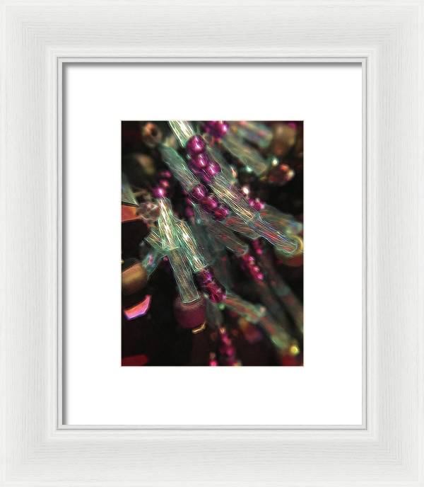Crafty Jewelry Captures LIght - Framed Print