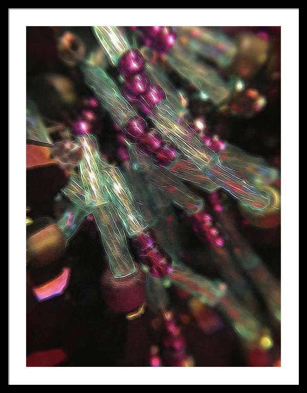 Crafty Jewelry Captures LIght - Framed Print