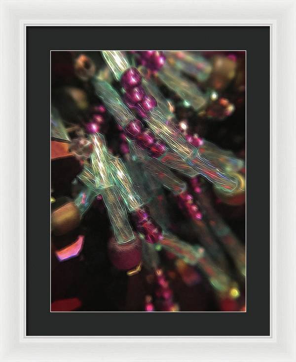 Crafty Jewelry Captures LIght - Framed Print