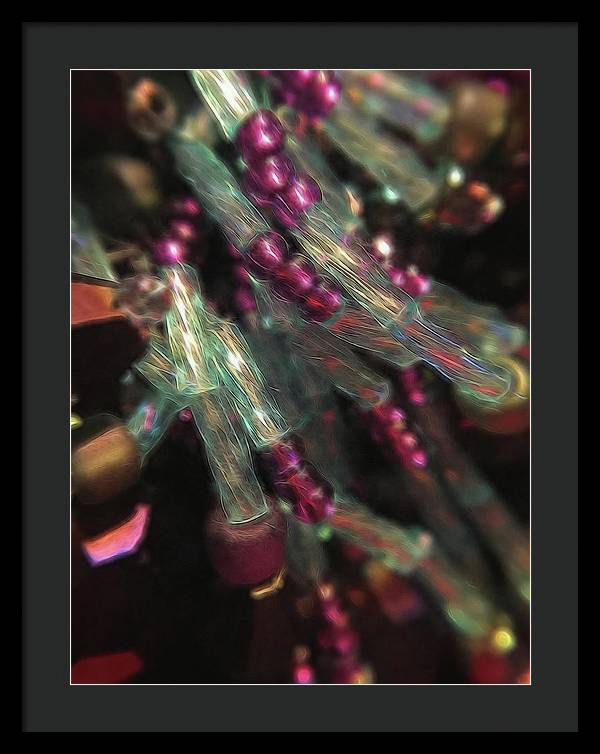 Crafty Jewelry Captures LIght - Framed Print